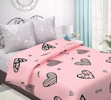 Комплект из бязи евро Сердцеедка от