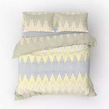 Комплект из бязи евро Зигзаг