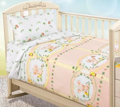 Комплект из бязи ясельный Счастливый день зк