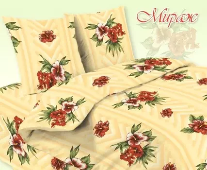 Комплект из бязи семейный Мираж