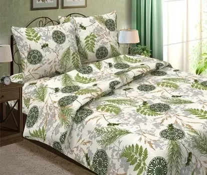 Комплект из бязи семейный Папоротник