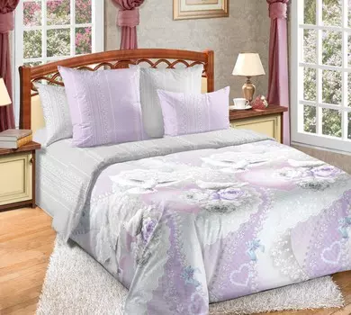 Комплект из перкаля 1,5-спальный История любви