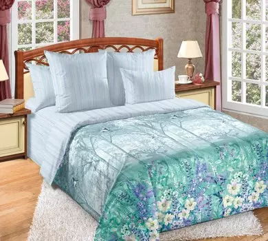 Комплект из перкаля 1,5-спальный Таинственный лес