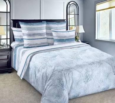 Комплект из перкаля 1,5-спальный Морские глубины