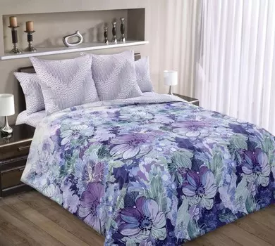 Комплект из перкаля 2 сп. европростынь Блум