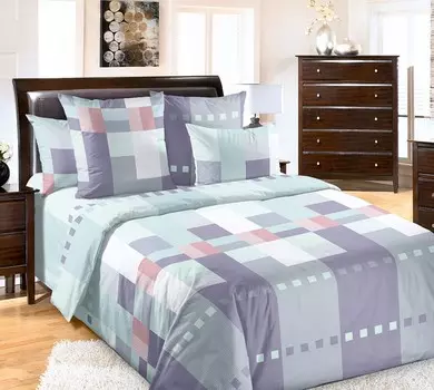 Комплект из перкаля 2 сп. европростынь Комильфо