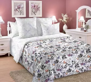 Комплект из перкаля 2 сп. европростынь Намек