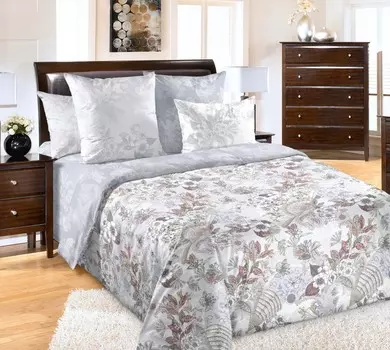 Комплект из перкаля 2 сп. европростынь Шелковый веер