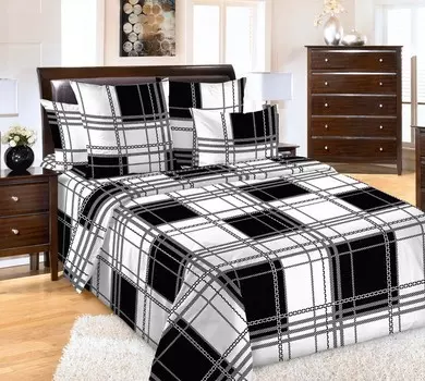 Комплект из перкаля 2 сп. европростынь Шерлок