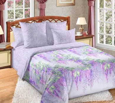 Комплект из перкаля 2-спальный Глициния