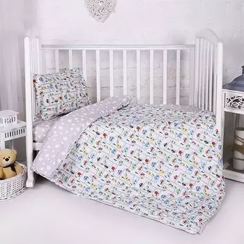 Комплект из перкаля ясельный Дорога