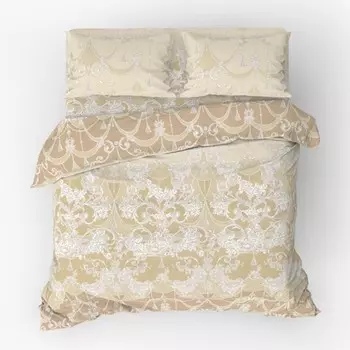 Комплект из поплина 2 сп. европростынь Кисточки