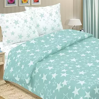 Комплект из поплина 2-спальный Звёзды