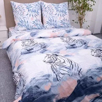 Комплект из поплина евро Дикие кошки