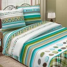 Комплект из поплина евро Морские камушки