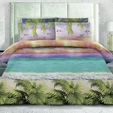 Комплект из поплина семейный Лазурный океан