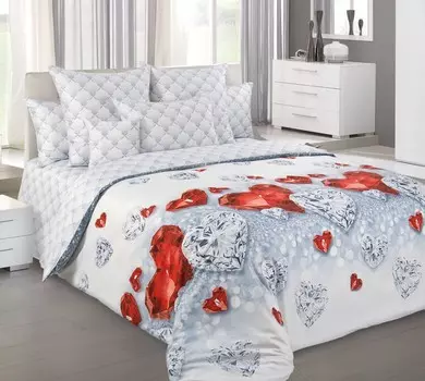 Комплект из сатина 2-спальный Драгоценность