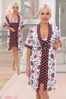 Комплект трикотажный Монро (бордовый)