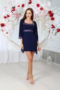 Комплект вискозный Мерфи (синий)
