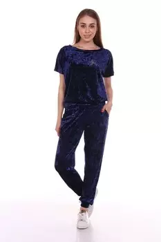 Костюм бархатный Лехои (темно-синий)