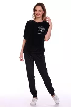 Костюм бархатный Тамика (черный)