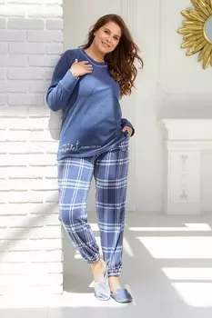 Костюм флисовый Твист (синий)