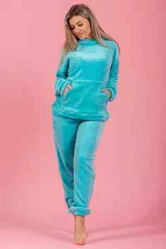Костюм из велсофта Иветта (бирюзовый)