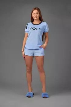 Костюм махровый Чарисса (голубой)