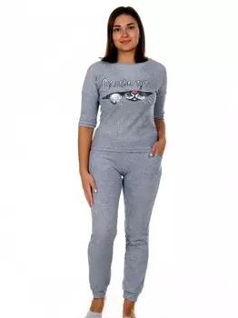 Костюм махровый Дорис (серый)