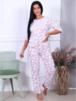 Костюм махровый Дорис (ванильно-бежевый)