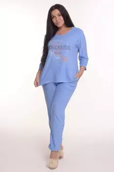 Костюм махровый Коринн (голубой)