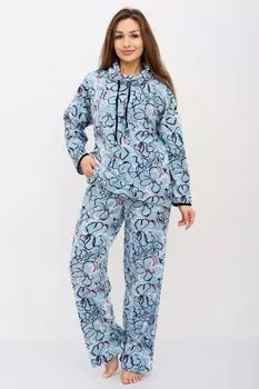 Костюм махровый Леонсия (голубой)