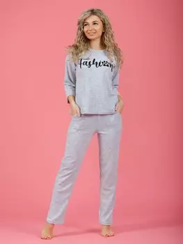 Костюм махровый Ода (серый)