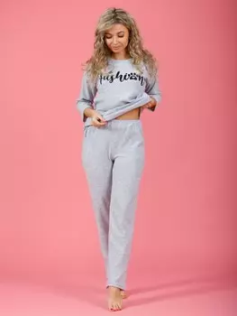 Костюм махровый Ода (серый) рр