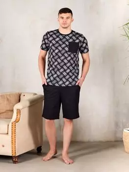 Костюм мужской Абрам (черный)