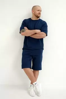 Костюм мужской Боец (индиго)