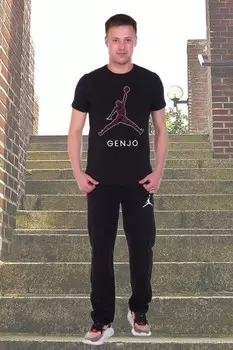 Костюм мужской Деннис (черный)