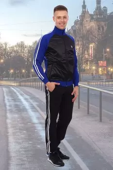 Костюм мужской Джон (васильковый)