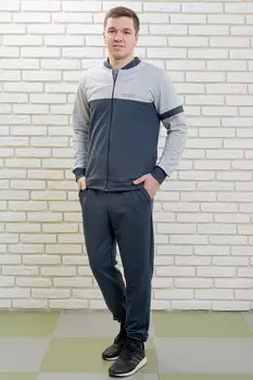 Костюм мужской Спарта (серо-синий)