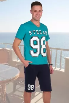 Костюм мужской Стрим (изумрудный) рр