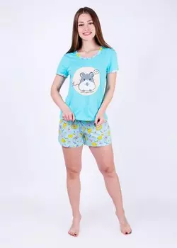 Костюм трикотажный Абелла (голубой)