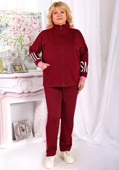 Костюм трикотажный Альпа (бордовый)