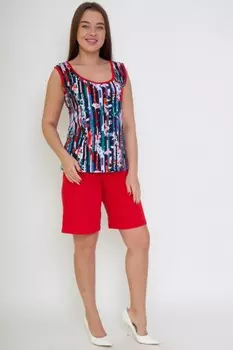 Костюм трикотажный Алана (красная полоса) рр