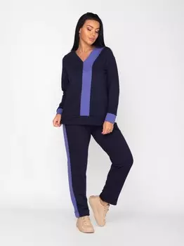 Костюм трикотажный Алеяндра (темно-синий)