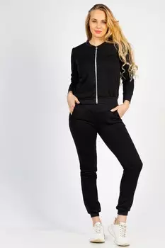 Костюм трикотажный Алессия (черный)