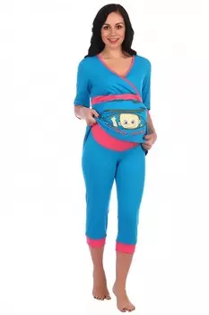 Костюм трикотажный Алесто (голубой)