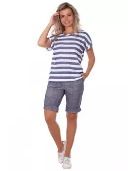 Костюм трикотажный Алевтина (синий) рр