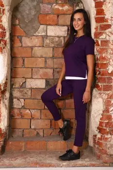 Костюм трикотажный Алексис (фиолетовый)