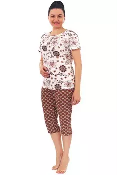 Костюм трикотажный Аллин (коричневый)