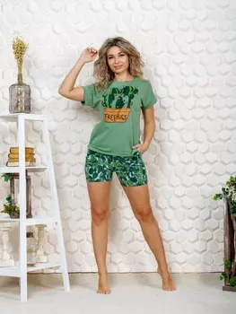 Костюм трикотажный Амбра (кактусы) рр